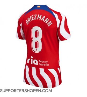 Atletico Madrid Antoine Griezmann #8 Hemma Matchtröja Dam 2022-23 Kortärmad